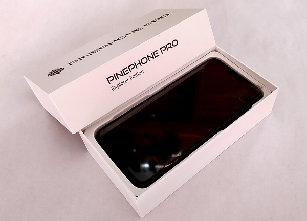 Smartfón PinePhone Pro Explorer Edition.