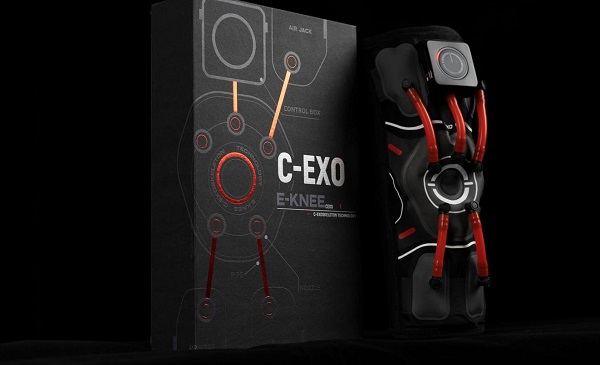 Inteligentný kolenný exoskeleton C-EXO E-Knee.