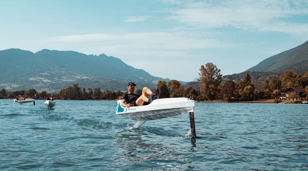 Hydrofoil vodný bicykel JetCycle Max.