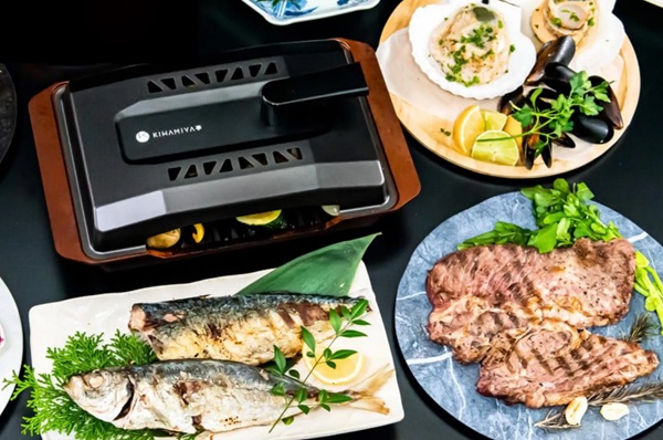 Interiérový gril Kiwamiyatei Grill-X.