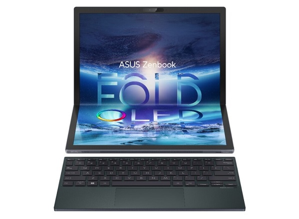 Notebook so skladacím displejom Asus Zenbook 17 Fold OLED.