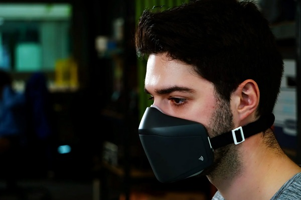 Hybridná pracovná maska pohlcujúca zvuk Skyted Silent Mask. 