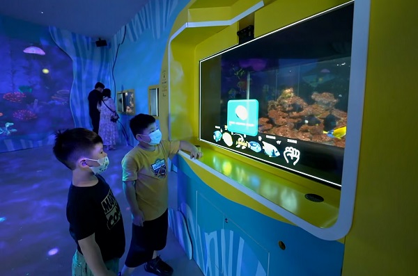 Akvárium s umelou inteligenciou AI Aquarium údajne dokáže identifikovať druhy rýb s presnosťou až 98 %.