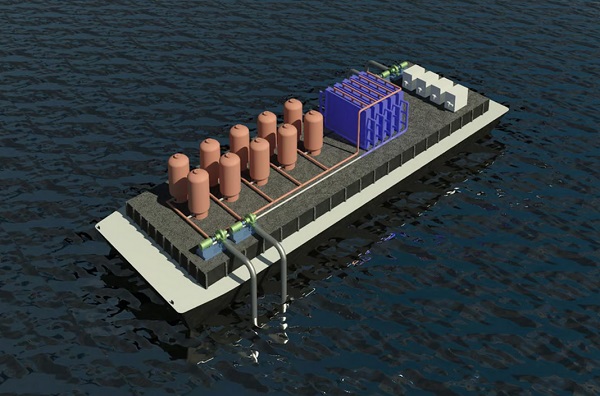 MIT navrhuje mobilné zariadenia na zachytávanie uhlíka v morskej vode na lodiach.