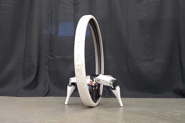 Prototyp monokolesového robota Ringbot.