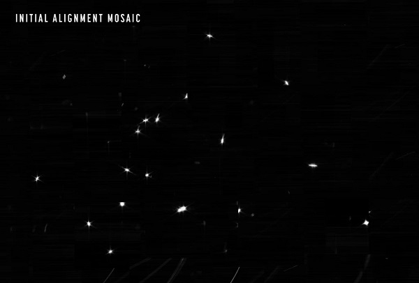 Prvá snímka z vesmírneho teleskopu Jamesa Webba je mozaika zložená z 18 snímok tej istej hviezdy, ktorú nasnímal každý z 18 zrkadlových segmentov, ktoré sú momentálne nezarovnané.
