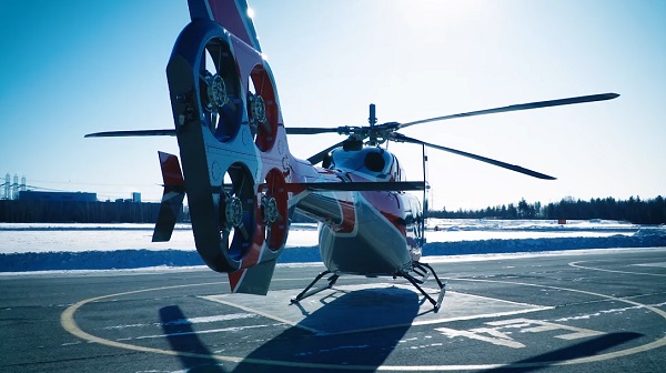 Experimentálny vrtuľník Bell so systémom EDAT.