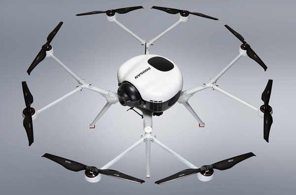 Dron DS30 s vodíkovím pohonom.