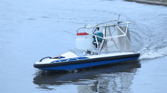 Yamaha predstavila bezpilotnú loď Water Strider, ktorá má pomáhať na rýžových poliach