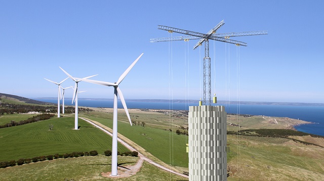 Gravitačná veža Energy Vault 