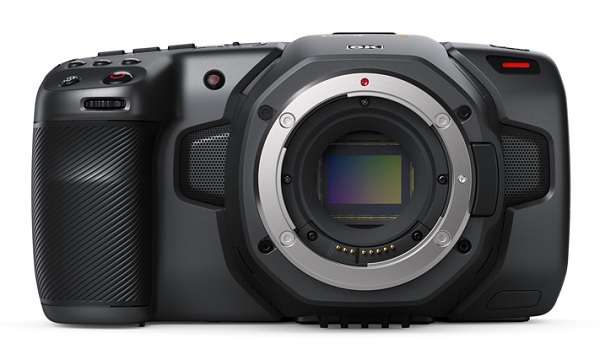 Kompaktná kamera Blackmagic Pocket Cinema Camera 6K.