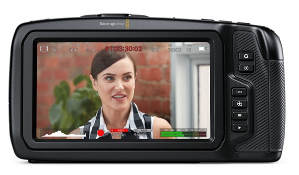 Kompaktná kamera Blackmagic Pocket Cinema Camera 4K.