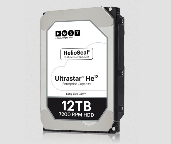 Spoločnosť Western Digital vydáva nový pevný disk na báze hélia, ktorý má kapacitu 12 TB
