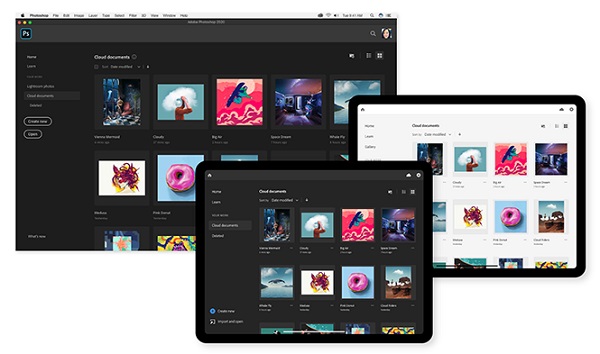 Adobe Photoshop verzia 1.0 pre iPad.