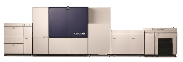 Atramentový produkčný hárkový tlačový stroj Xerox Brenva HD.