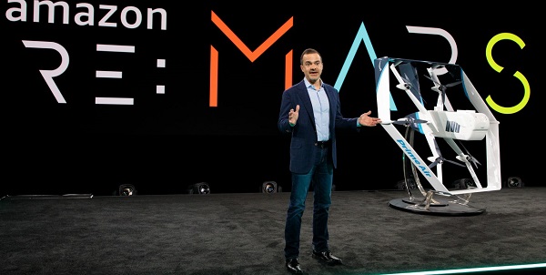 Spoločnosť Amazon predstavila najnovšiu verziu svojho doručovacieho dronu re:MARS.