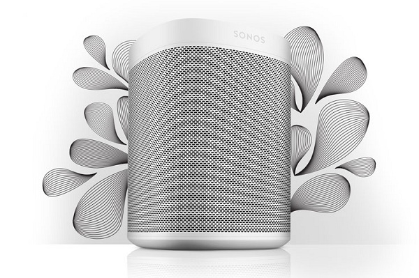 Domáci reproduktor Sonos One s podporu digitálnych asistentov Amazon Alexa a Google Assistant.