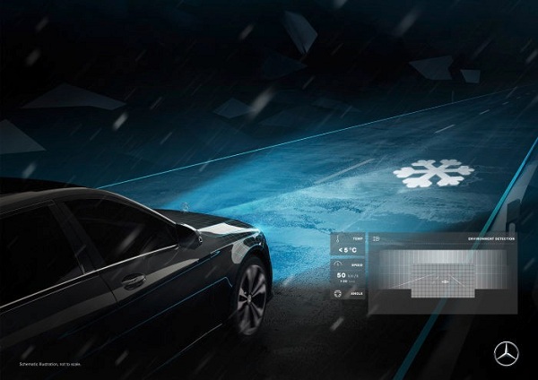 Technológia svetlometov DIGITAL LIGHT s rozlíšením viac ako 2 milióny pixlov bude namontovaná do vybraného množstrva vozidiel Mercedes-Maybach Triedy S.