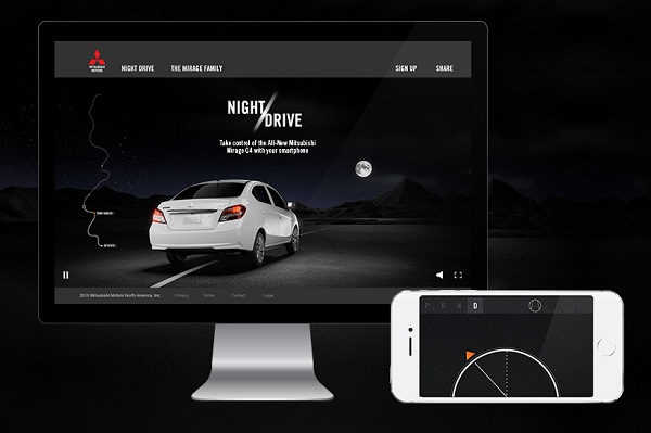 Virtuálna testovacia jazda Mirage G4 Night Driva využíva displej smartfónu a obrazovku počítača