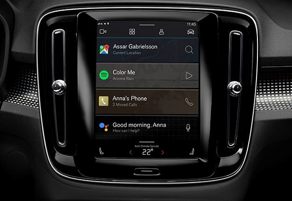 Elektrická verzia obľúbeného automobilu SUV XC40 získa informačný systémom založený na integrovanom softvéri Android Automotive.