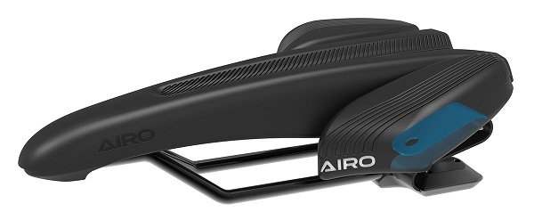 Cyklistické sedlo Airo využíva patentovanú technológiu pohyblivých krídiel po bokoch, ktoré by mali uľaviť namáhaným partiám.