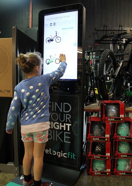 Systém Right Bike dokáže merať ľudí všetkých veľkostí a veku.
