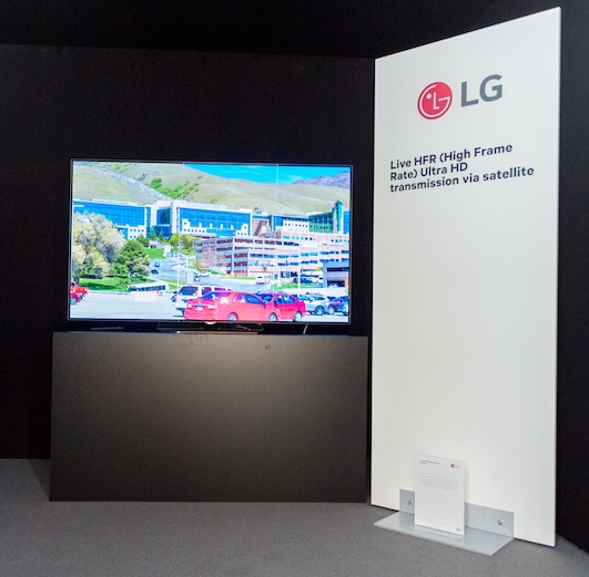 Spoločnosti LG a SES predstavili vysielanie v 4K kvalite s najvyššou zobrazovacou frekvenciou.