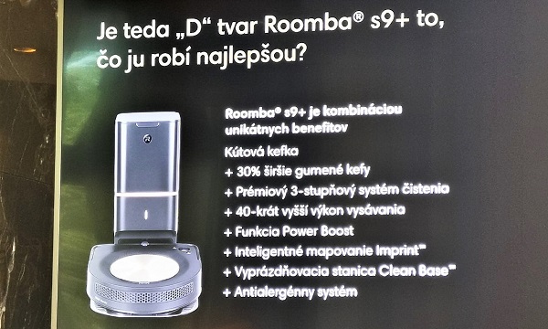 Robotický vysávač iRobot Roomba s9+.
