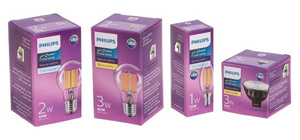 Nové energeticky úsporné LED žiarovky Dubai Lamp od spoločnosti Philips okrem úspory energie ponúkajú aj oveľa vyššiu svietivosť na 1 watt