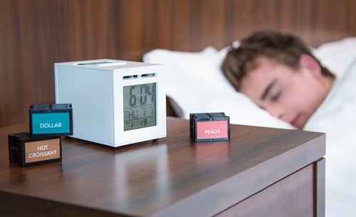 SensorWake, budík, spánok, vôňa, káva, alarm, hodiny, start-up, senzor, technológie, novinky