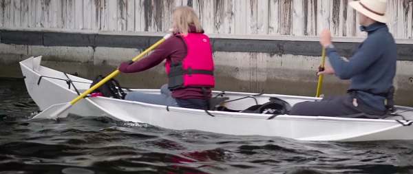 Skladacie kanoe Onak dokáže prepraviť váhu až 200 kilogramov