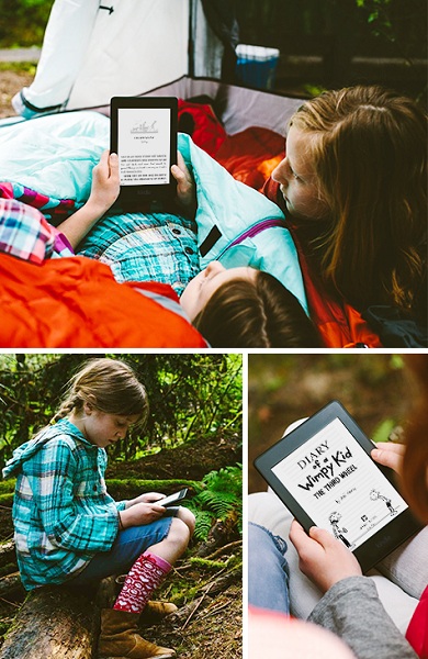 Elektrinická čítačka kníh Kindle má zabudovanú zvukovú podporu Bluetooth