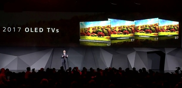 Spoločnosť LG predstavila aj nové OLED televízory pre rok 2017