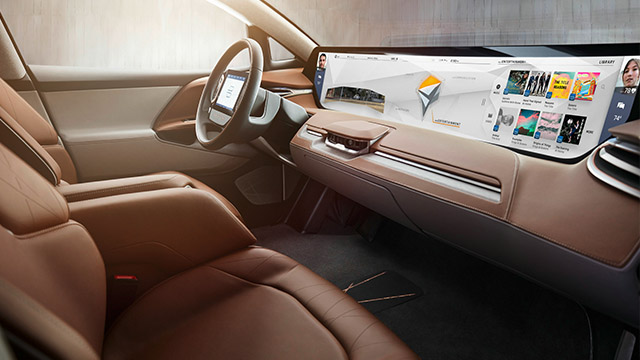 Elektrické SUV Byton je plné inteligentných technológií a v pláne je aj plná autonómna jazda.