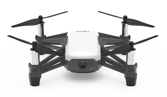 Čínska start-up spoločnosť Ryze Tech vytvorila cenovo dostupný dron do ruky s názvom Tello, ktorý disponuje technológiami od spoločností Intel a DJI.