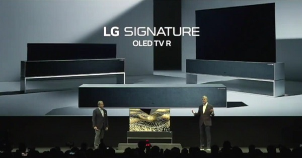 Rolovací televízor LG Signature OLED TV R.