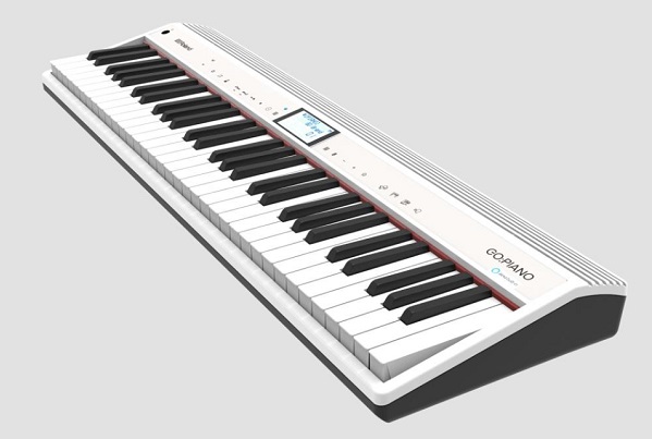 Digitálny klavír Roland Go:Piano s podporou hlasového asistenta Amazon Alexa.