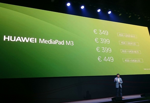 Spoločnosť Huawei predstavila nový tablet MediaPad 3 s výkonným audio systémom a 2K displejom