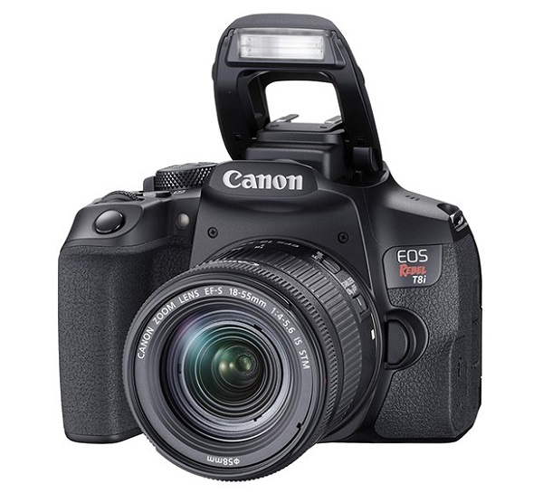 DSLR fotoaparát Canon EOS Rebel T8i.
