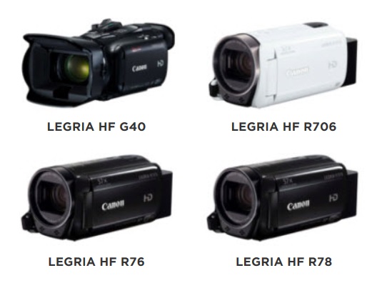 Canon, kamera, LEGRIA, LEGRIA HF G60, LEGRIA HF R706, LEGRIA HF R76, LEGRIA HF R78, videokamera, technológie, novinky, inovácie, technologické novinky