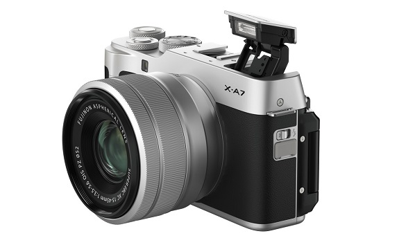 Bezzrkadlový fotoaparát Fujifilm X-A7.