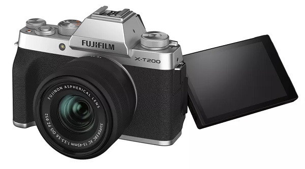 Bezzrkadlový fotoaparát Fujifilm X-T200.