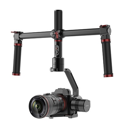 Ručný stabilizačný gimbal Moza Air je možné vybaviť dvojicou pomocných rukovätí