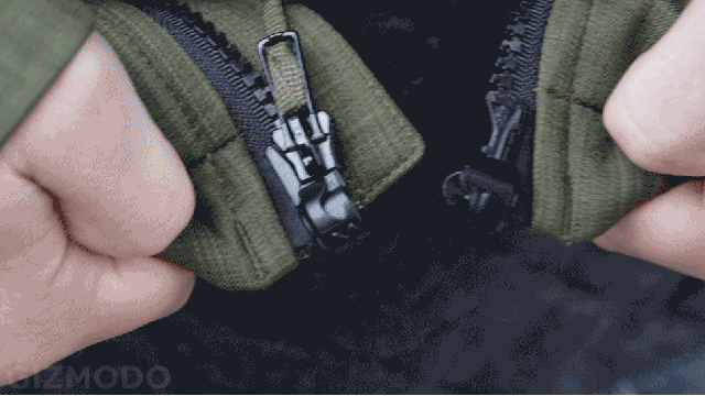 Magnetický zips tiež pomôže v čase, keď sa ponáhľate na autobus