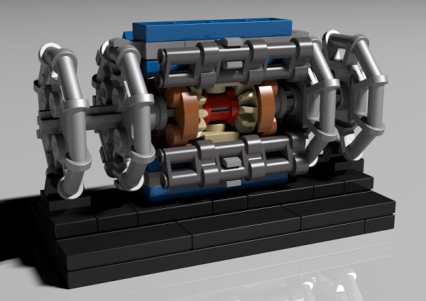 Návrh LEGO modelu detektoru A Toroidal LHC Apparatus - ATLAS