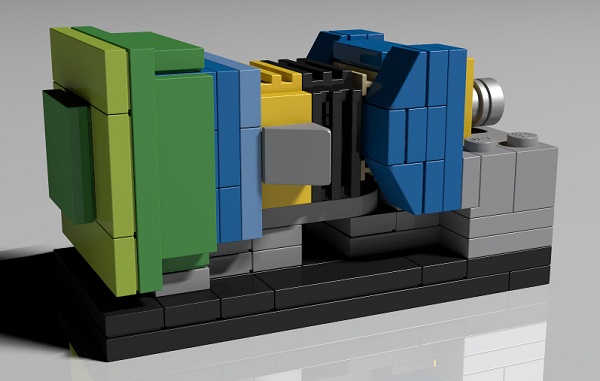 Návrh LEGO modelu detektoru LHC-beauty - LHCb