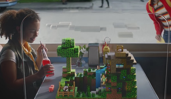 Mobilná hra pre rozšírenú realitu Minecraft Earth.