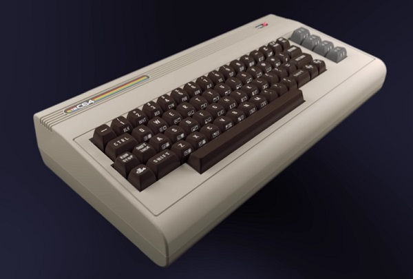 Retro herná konzola C64.