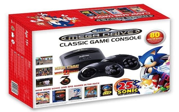 Oba modely herných konzol Sega Mega Drive Classic prichádzajú s 80 hrami