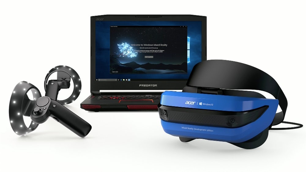 Nové ručné ovládače od Microsoftu budú súčasťou cenovo dostupného balenia headsetu pre virtuálnu realitu od spoločnosti Acer